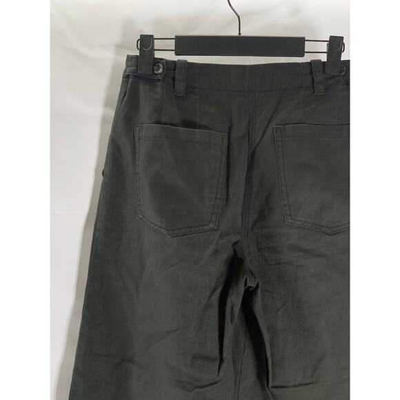 NEED Women's Black Solid Cotton-Linen Wide-Leg Pant SZ XS - Picture 4 of 11